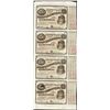 Image 1 : Uncut Sheet of (4) State of Louisiana Baby Bond Obsolete Notes