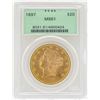 Image 1 : 1897 $20 Liberty Head Double Eagle Gold Coin PCGS MS61