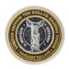 Image 1 : .999 Silver Caesars Palace Las Vegas, Nevada $10 Casino Limited Edition Gaming T