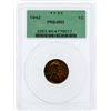 Image 1 : 1942 Lincoln Proof Cent PGCS PR64RD