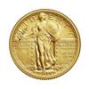 Image 2 : 2016-W Standing Liberty Quarter Dollar Gold Centennial Commemorative Coin with B