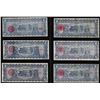 Image 2 : Lot of (6) 1915 1 Peso Mexico Revolutionary State of Chihuahua Notes