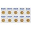 Image 1 : Lot of (10) 1907 $20 Liberty Head Double Eagle Gold Coins PCGS MS62