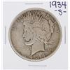 Image 1 : 1934-S $1 Peace Silver Dollar Coin