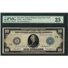 Image 1 : 1914 $10 Federal Reserve Note New York Fr.911c PMG Very Fine 25