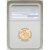 Image 2 : 1982 Great Britain 1/2 Sovereign Gold Coin NGC PF69 Ultra Cameo