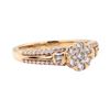 Image 1 : 14KT Rose Gold 0.50 ctw Diamond Ring