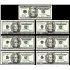 Image 1 : Lot of (7) Consecutive 1996 $20 Federal Reserve STAR Notes