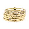 Image 1 : 14KT Yellow Gold 0.20 ctw Diamond Stackable Band