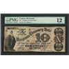 Image 1 : 1861 $10 Virginia Treasury Note Obsolete Note PMG Fine 12