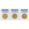 Image 1 : Lot of 1893-1895 $20 Liberty Head Double Eagle Gold Coins PCGS MS61