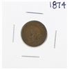 Image 1 : 1874 Indian Head Cent Coin