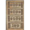 Image 2 : Uncut Sheet of 1800's Canal & Banking Co. Obsolete Notes