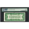 Image 2 : 1928A $1 Funnyback Silver Certificate Note Fr.1601 PMG About Uncirculated 55EPQ