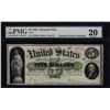 Image 1 : 1862 $1 Legal Tender Note Fr.16c PMG Very Fine 30