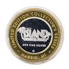 Image 1 : .999 Silver Chip-Ins Island Resort Harris, MI $10 Limited Edition Gaming Token