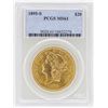 Image 1 : 1895-S $20 Liberty Head Double Eagle Gold Coin PCGS MS61