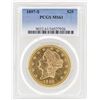 Image 1 : 1897-S $20 Liberty Head Double Eagle Gold Coin PCGS MS61