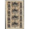 Image 1 : Uncut Sheet of 1800's $50 Canal Bank Obsolete Notes