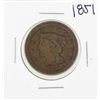 Image 1 : 1851 Braided Hair Large Cent Coin