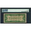 Image 2 : 1934 $1 Funnyback Silver Certificate STAR Note Fr.1606* PMG Choice Fine 15