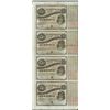 Image 1 : Uncut Sheet of (4) State of Louisiana Baby Bond Obsolete Notes