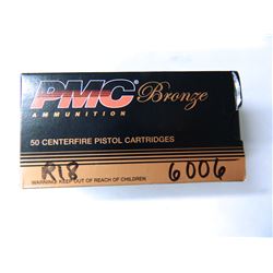 PMC Ammo, .38 Special, 132 Grain, Full Metal Jacket, Round Nose, Fifty (50) Pack