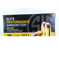 SIG AMMO, .380ACP, 100 Grains, Full Metal Jacket, Fifty (50) Pack