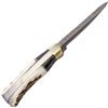 Image 1 : Damascus Blade Mini Hunter, Stag Handle MR824 by Marbles