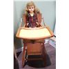 Image 1 : VINTAGE HIGHCHAIR W/DOLL