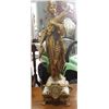 Image 2 : VINTAGE MANTLE CLOCK & ANTIQUE FRENCH FIGURAL STATUE