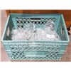 Image 1 : CRATE W/COLLECTIBLE GLASSWARE