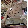 Image 1 : ANTIQUE TRACTOR SEAT & LIVESTOCK YOKE