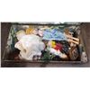Image 2 : SMALL ANTIQUE TRUNK W/DOLLS