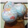 Image 1 : THREE VINTAGE GLOBES
