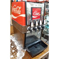 VINTAGE COCA COLA COUNTER TOP SODA MACHINE