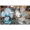 Image 1 : TWO VINTAGE ELECTRIC FANS