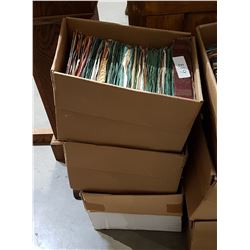 3 CASES VINTAGE 45 RECORDS 1950'S/60'S