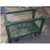 Image 1 : Heavy Duty Steel Frame Rolling Cart, Overall: 46" x 29" x 31"