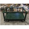 Image 2 : Heavy Duty Steel Frame Rolling Cart, Overall: 61" x 37" x 31"