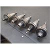 Image 1 : BT40 Lyndex End Mill Holders, 3/16", (2) 3/8", (2) 1/2"
