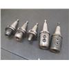 Image 1 : BT40 Lyndex End Mill Holders, 5/16", 5/8", 3/4", (2) 1"