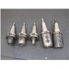 Image 2 : BT40 Lyndex End Mill Holders, 5/16", 5/8", 3/4", (2) 1"
