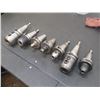 Image 1 : BT40 Lyndex End Mill Holders, 1/8", 3/8", (2) 1/2", 3/4", 1", 1.25"