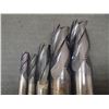 Image 2 : Misc Sized Solid Carbide Rougher End Mills, 5 Total