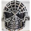 Image 1 : STERLING SILVER MEN'S SKULL SHAPE (SIZE 10) RING