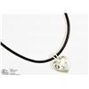 Image 2 : STERLING SILVER PENDANT WITH HIGH FASHION CORD