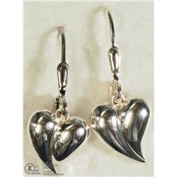 STERLING SILVER LEAF EARRINGS