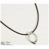 Image 2 : STERLING SILVER PENDANT WITH HIGH FASHION CORD