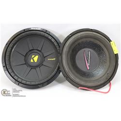 PAIR OF SPEAKERS INCL  AUDIOBAHN  AND COMP5.